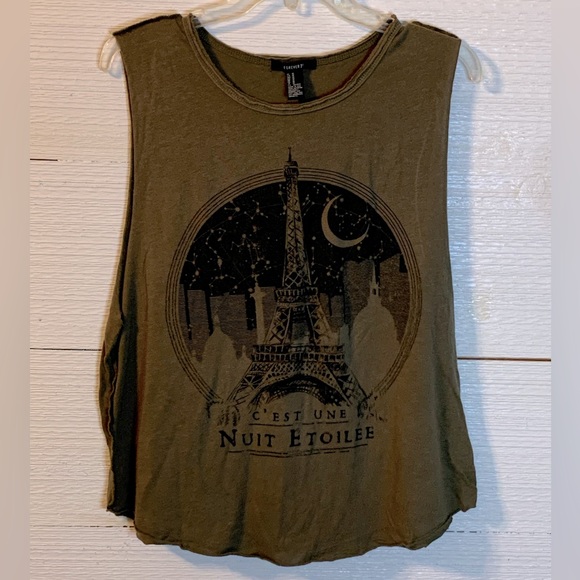 Sleeveless Tee by Forever 21.  Size Medium. - Picture 1 of 8